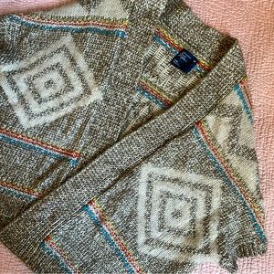 Patterned Cardigan Sweater